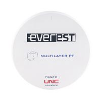 Диск циркониевый Everest Multilayer PT, размер 95х22мм, цвет A3, многослойный от Атридент