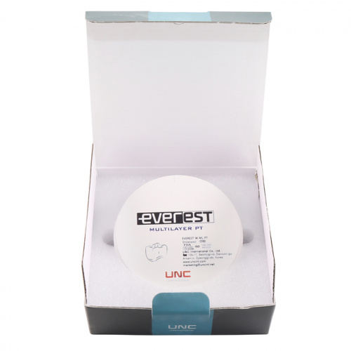 Диск циркониевый Everest Multilayer PT, размер 95х25мм, цвет A3, многослойный от Атридент фото 5