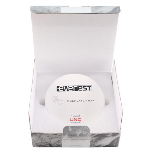 Диск циркониевый Everest Multilayer UVS, размер 98х18 мм, цвет BL1, многослойный, для ускоренной синтеризации за 40 минут от Атридент фото 6