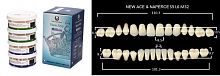 Зубы в боксах New Ace / Million, цвет A1, фасон S5/L6/M32, 20 полных гарнитуров. от Атридент