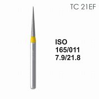 Бор алмазный MANI TC-21EF по ISO 165, конус ,011 х 7.9 х 21.8 мм, зернистость EF, 5 штук от Атридент
