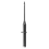 Фреза для обработки PMMA/PEEK/WAX совместима с VHF 40, размер: 1,0 х 3,0мм, цилиндр с округленным концом с 2 насечками, без покрытия. от Атридент