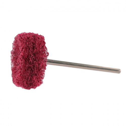 Фильц зуботехнический Sheshan Brush синтетический красный, на дискодержателе, диаметр 22мм, 12шт  от Атридент фото 3
