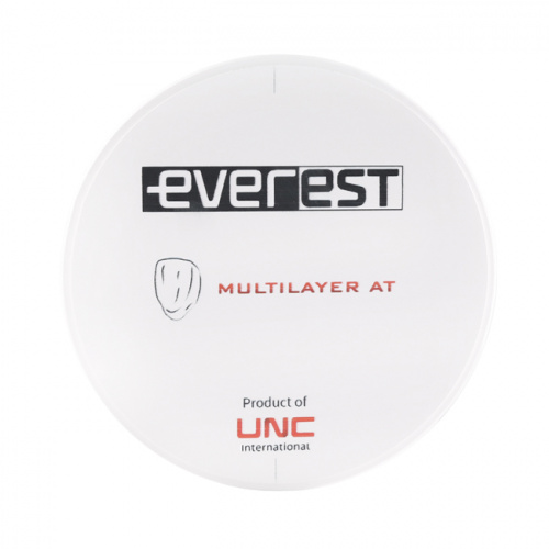 Диск циркониевый Everest Multilayer AT, размер 95х12 мм, цвет A3, многослойный от Атридент