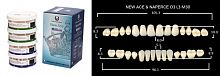 Зубы в боксах New Ace / Million, цвет A4, фасон O3/L3/M30, 20 полных гарнитуров. от Атридент