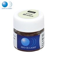 Краситель  ZEO CE LIGHT Stain Brown (коричневый), паста 3.5г. от Атридент