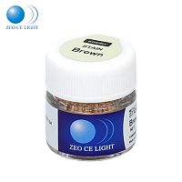 Краситель  ZEO CE LIGHT Stain Brown (коричневый), порошок 2г. от Атридент