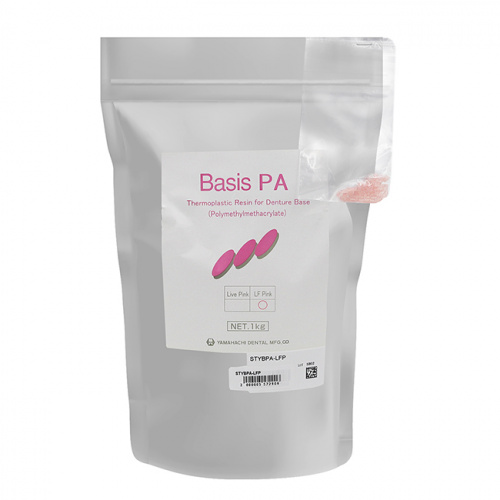 Пластмасса базисная Basis PA полиметилметакрилатная, для термо-пресса, цвет LF Pink, 1 кг. от Атридент