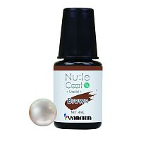 Глазурь жидкая окрашенная Nu:le Coat Liquid Brown (коричневый), 4 мл от Атридент