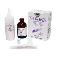 Пластмасса Re-Fine Bright самотвердеющая (3 минуты), цвет LF Pink, набор 250 г + 260 мл. от Атридент