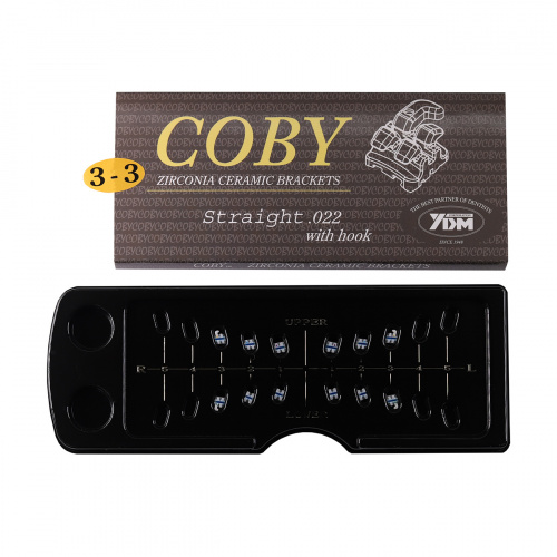 Брекеты COBY STR-022-3-3 из диоксида циркония,верхние,нижние,правые,левые на 1,2 и 3 зубы,.022",ROTH от Атридент фото 3