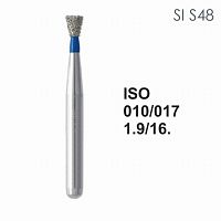 Бор алмазный MANI SI-S48 по ISO 010, об.конус ,017 х 1.6 х 16.6 мм, зернистость S, 5 штук от Атридент