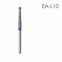 Бор алмазный MANI EA-L10 по ISO 494, шар ,1.9х 11.0 х 25.0 мм, зернистость S, 5 штук от Атридент