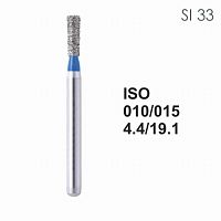 Бор алмазный MANI SI-33 по ISO 010, об.конус ,015 х 4.4 х 19.1 мм, зернистость S, 5 штук от Атридент