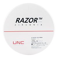 Диск циркониевый Razor 1100, размер 98х18мм, оттенок B1, однослойный от Атридент