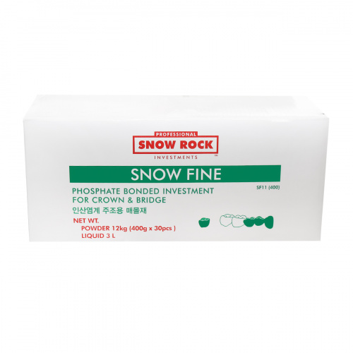Паковочная масса SNOW FINE фосфатосодержащая, 12кг+3л. от Атридент фото 2