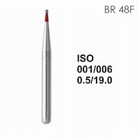 Бор алмазный MANI BR-48F по ISO 001, шар, 006 х 0.5 х 19.0 мм, зернистость F, 5 штук от Атридент