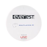 Диск циркониевый Everest Multilayer PT, размер 95х18 мм, цвет A1, многослойный от Атридент