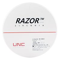 Диск циркониевый Razor 1100, размер 98х20мм, оттенок B2, однослойный от Атридент