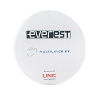 Диск циркониевый Everest Multilayer PT, размер 95х16 мм, цвет A1, многослойный от Атридент