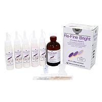 Пластмасса Re-Fine Bright Set 1 самотвердеющая (3 минуты), цвет A2, A3, A3.5, LF Pink, набор 5 х 50 г + 260 мл. от Атридент