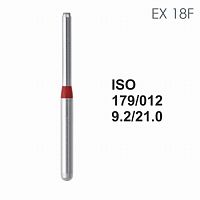 Бор алмазный MANI EX-18F по ISO 179, цилиндр ,012 х9.2 х 21.0 мм, зернистость F, 5 штук от Атридент