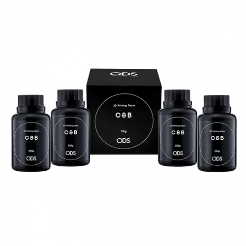 Смола полимерная ODS C&B Temporary для 3D печати временных конструкций, цвет: прозрачный, упаковка 1 кг. от Атридент