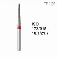Бор алмазный MANI TF-12F по ISO 173, конус ,015 х 10.1 х 21.7 мм, зернистость F, 5 штук от Атридент