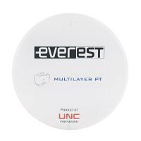 Диск циркониевый Everest Multilayer PT, размер 95х14 мм, цвет A2, многослойный от Атридент