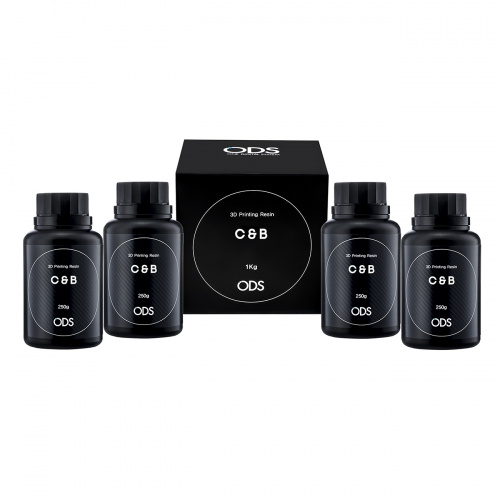 Смола полимерная ODS C&B Temporary для 3D печати временных конструкций, цвет: прозрачный, упаковка 1 кг. от Атридент фото 3