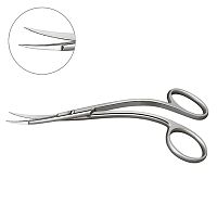 Ножницы десневые изогнутые с зубцами Gum scissors Goldman-fox #2