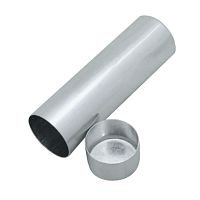 Гильза жесткая алюминиевая с крышкой, толщина стенки – 0.3мм, d=25мм, 30г, L=100мм, 20шт, Yamahachi