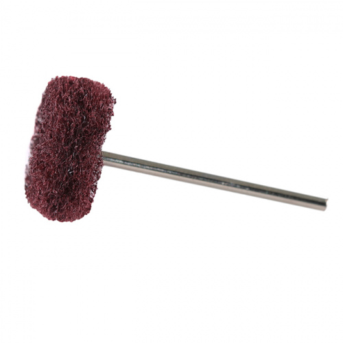 Фильц зуботехнический Sheshan Brush  синтетический коричневый,средний,на дискодержателе, диаметр 22мм, 12 шт от Атридент фото 4