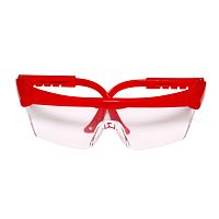 Очки защитные Promisee Dental с красной дужкой.