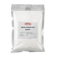 Гипс DENTAL PLASTER д/основы моделей, артикуляторов, кл.2, цв. бел, 0,5кг, DK Mungyo long