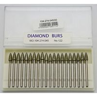 Бор алмазный Lixin Diamond, форма пуля, размер 4.5мм, 20шт.