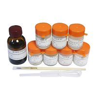 Набор красителей д/Re-fine Bright:3цв-A,B,Cx3г, 4цв-Белый, Серый, Розовый, Коричневыйх3г жид-ть 25мл