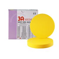 Пластины EV Gasket Mouthguard 160 (Ø 125*4,0мм) 6шт., круглые, желтые, для изготовления защитных кап