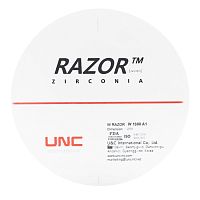 Диск циркониевый Razor 1300, размер 98х10мм, оттенок A1, однослойный