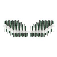 Полир силиконовый для пластмасс, "цилиндр" 5*17 мм, жесткость COARSE, 100 шт