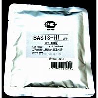 Пластмасса базисная Basis HI, сверхпрочная, горячей полимеризации, цвет LF Pink, порошок 100 г. от Атридент