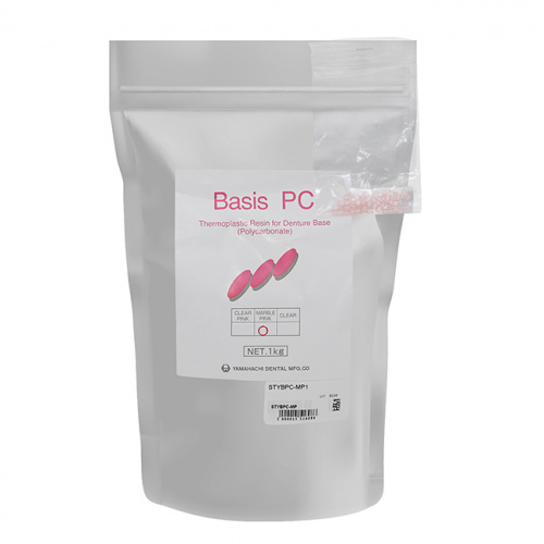 Пластмасса базисная Basis PC поликарбонатная, для термо-пресса, цвет Marble Pink, 1 кг. от Атридент