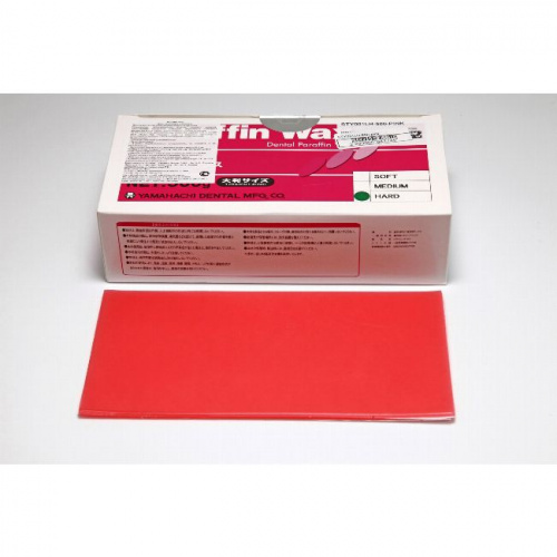 Воск базисный в пластинах PARAFFIN WAX (170*85*1,4 мм) Hard, розовый, 500 г. YAMAHACHI (Япония) от Атридент