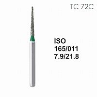 Бор алмазный MANI TC-72C по ISO 165, конус ,011 х 7.9 х 21.8 мм, зернистость C, 5 штук от Атридент
