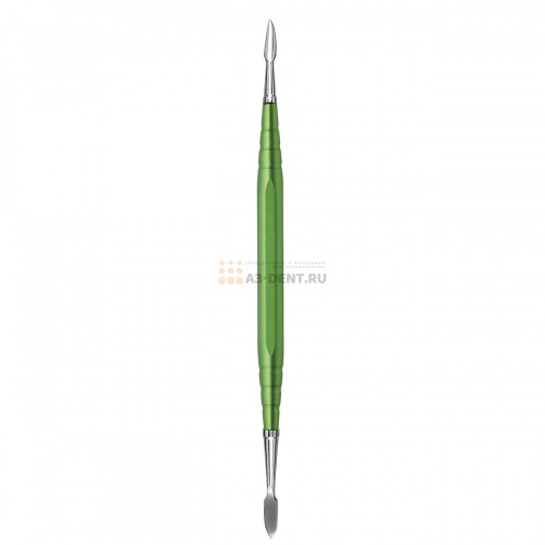 Инструмент моделировочный для пластмасс ручка зеленая, насадки (RA8,RA9)  фото 6