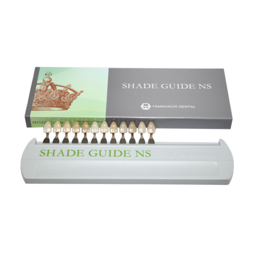 Расцветка Shade Guide NS для трехслойных акриловых зубов, 12 цветов, YAMAHACHI (Япония) от Атридент