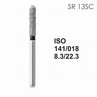 Бор алмазный MANI SR-13SC по ISO 141, цилиндр ,018 х 8,3 х 22.3 мм, зернистость SC, 5 штук от Атридент