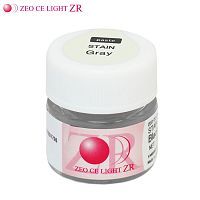 Краситель ZEO CE LIGHT ZR Stain Gray, паста 3.5гд/оксида циркония и керамики предназ. д/ZrO