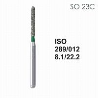 Бор алмазный MANI SO-23C по ISO 289, торпеда ,012 х 8,1 х 22.2 мм, зернистость C, 5 штук