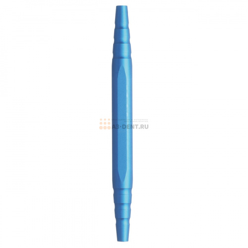 Резчик 07301 моделировочный зуботехнический двусторонний для работы с воском, ручка длиной 95 мм голубая с рабочими частями AT1 A3, Slim A4 фото 3